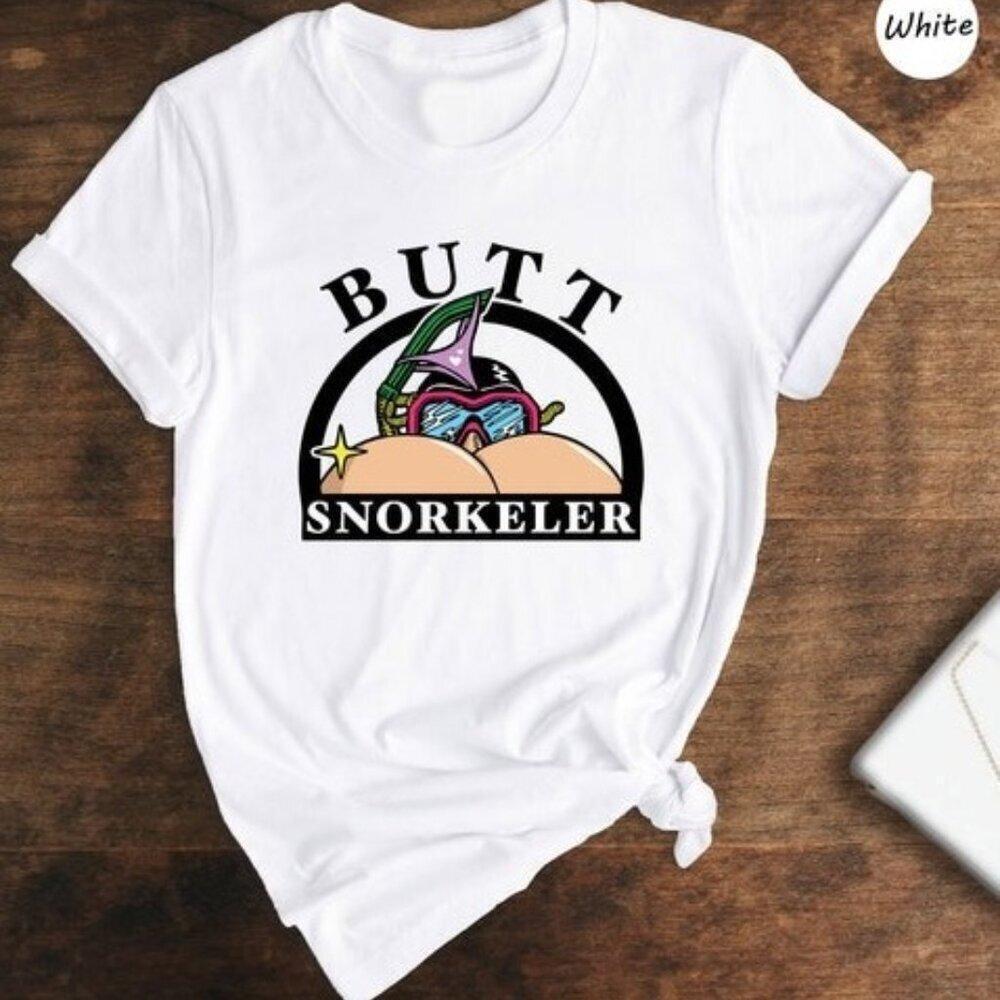 Butt Snorkeler Meme T Shirt Adult Humor Graphic Fan Gift Retro 17